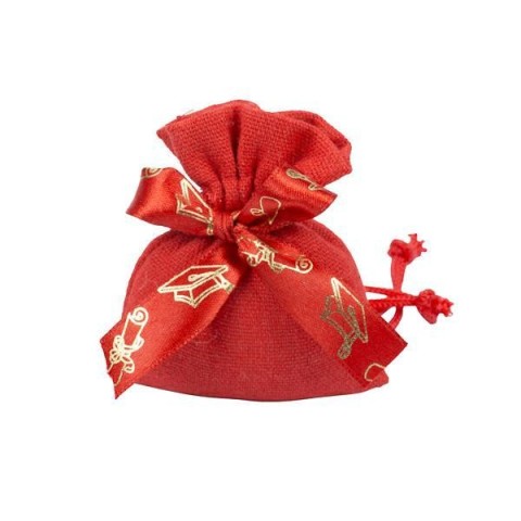 SACCHETTO COTONE MINI ROSSO